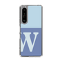 Slim Protection Case［ Original - initial two tone - W blue ］