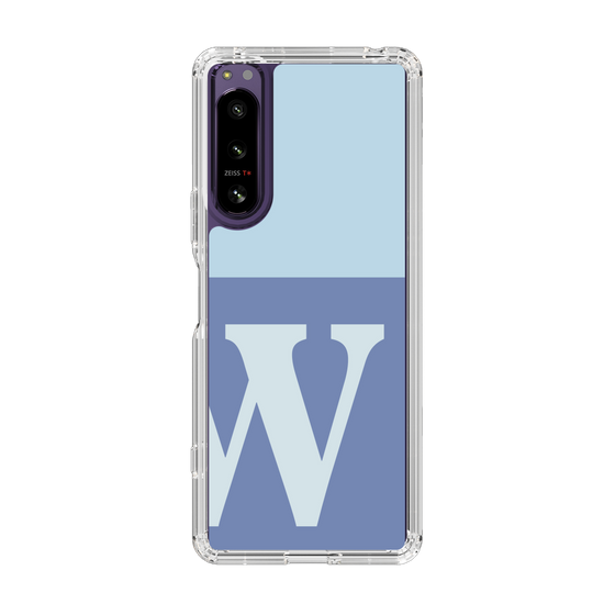 Slim Protection Case［ Original - initial two tone - W blue ］