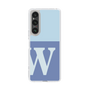 Slim Protection Case［ Original - initial two tone - W blue ］