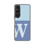 Slim Protection Case［ Original - initial two tone - W blue ］