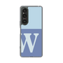 Slim Protection Case［ Original - initial two tone - W blue ］