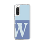 Slim Protection Case［ Original - initial two tone - W blue ］