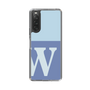 Slim Protection Case［ Original - initial two tone - W blue ］