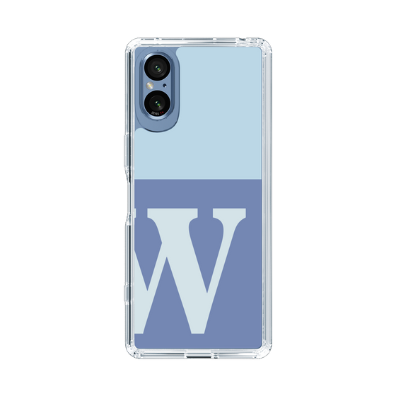 Slim Protection Case［ Original - initial two tone - W blue ］