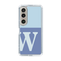 Slim Protection Case［ Original - initial two tone - W blue ］