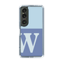 Slim Protection Case［ Original - initial two tone - W blue ］