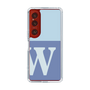 Slim Protection Case［ Original - initial two tone - W blue ］