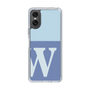 Slim Protection Case［ Original - initial two tone - W blue ］