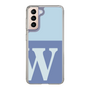 Slim Protection Case［ Original - initial two tone - W blue ］