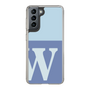 Slim Protection Case［ Original - initial two tone - W blue ］