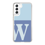 Slim Protection Case［ Original - initial two tone - W blue ］