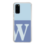 Slim Protection Case［ Original - initial two tone - W blue ］