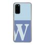 Slim Protection Case［ Original - initial two tone - W blue ］