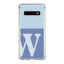 Slim Protection Case［ Original - initial two tone - W blue ］