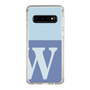 Slim Protection Case［ Original - initial two tone - W blue ］