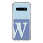 Slim Protection Case［ Original - initial two tone - W blue ］