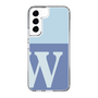 Slim Protection Case［ Original - initial two tone - W blue ］