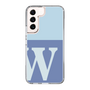 Slim Protection Case［ Original - initial two tone - W blue ］