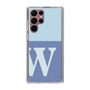 Slim Protection Case［ Original - initial two tone - W blue ］