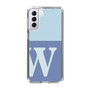Slim Protection Case［ Original - initial two tone - W blue ］