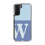 Slim Protection Case［ Original - initial two tone - W blue ］