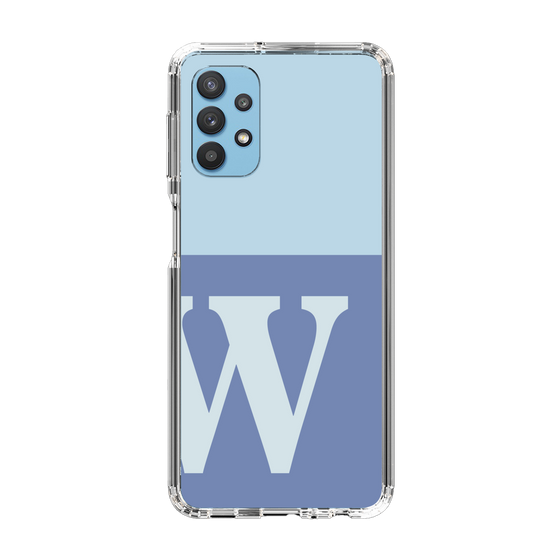 Slim Protection Case［ Original - initial two tone - W blue ］