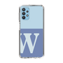 Slim Protection Case［ Original - initial two tone - W blue ］