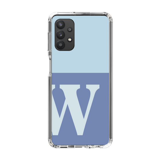 Slim Protection Case［ Original - initial two tone - W blue ］