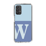 Slim Protection Case［ Original - initial two tone - W blue ］