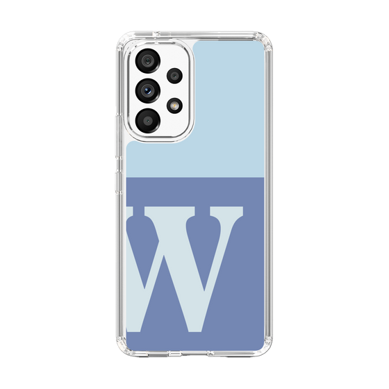 Slim Protection Case［ Original - initial two tone - W blue ］