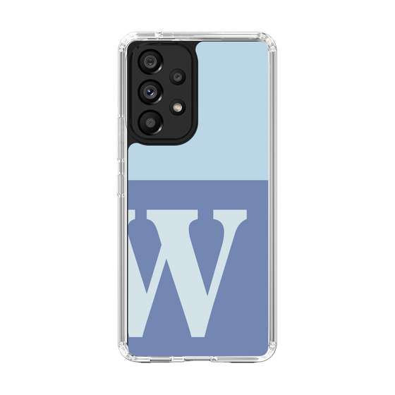 Slim Protection Case［ Original - initial two tone - W blue ］