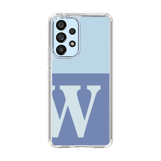 Slim Protection Case［ Original - initial two tone - W blue ］