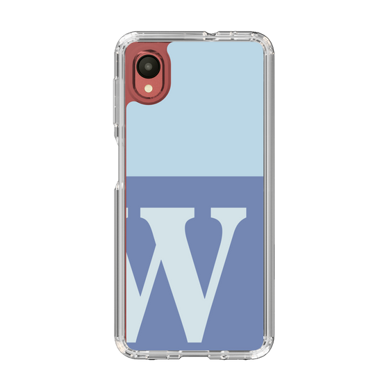 Slim Protection Case［ Original - initial two tone - W blue ］