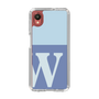 Slim Protection Case［ Original - initial two tone - W blue ］