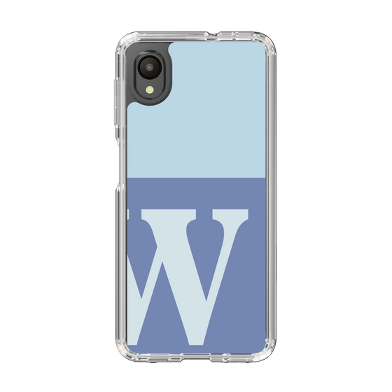 Slim Protection Case［ Original - initial two tone - W blue ］