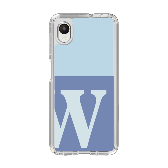 Slim Protection Case［ Original - initial two tone - W blue ］