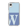 Slim Protection Case［ Original - initial two tone - W blue ］