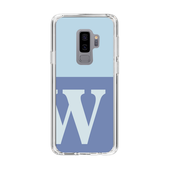 Slim Protection Case［ Original - initial two tone - W blue ］