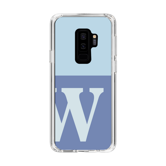 Slim Protection Case［ Original - initial two tone - W blue ］