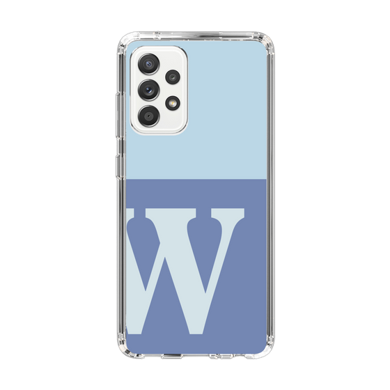 Slim Protection Case［ Original - initial two tone - W blue ］
