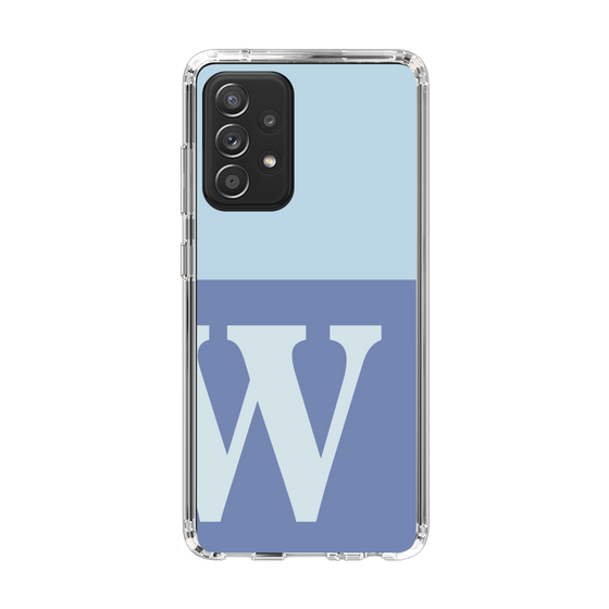 Slim Protection Case［ Original - initial two tone - W blue ］