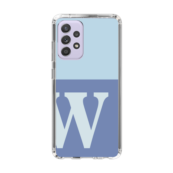 Slim Protection Case［ Original - initial two tone - W blue ］
