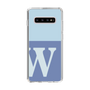 Slim Protection Case［ Original - initial two tone - W blue ］