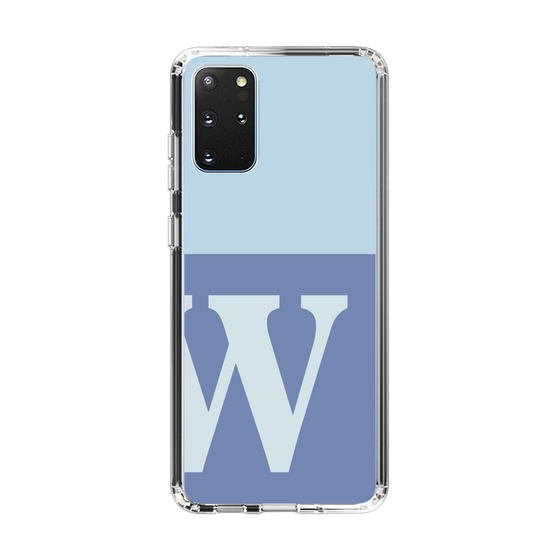 Slim Protection Case［ Original - initial two tone - W blue ］