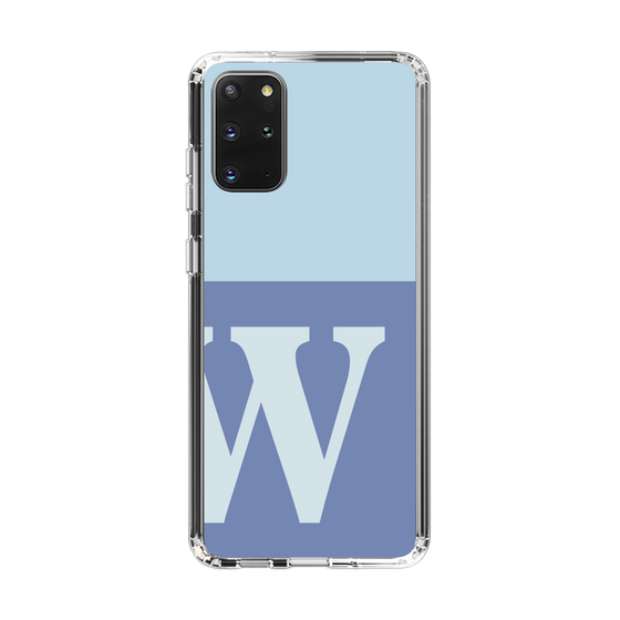 Slim Protection Case［ Original - initial two tone - W blue ］