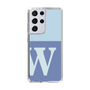 Slim Protection Case［ Original - initial two tone - W blue ］