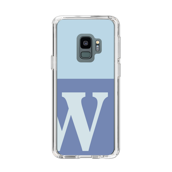 Slim Protection Case［ Original - initial two tone - W blue ］