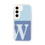Slim Protection Case［ Original - initial two tone - W blue ］