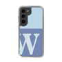 Slim Protection Case［ Original - initial two tone - W blue ］