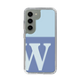 Slim Protection Case［ Original - initial two tone - W blue ］